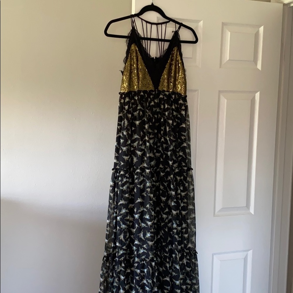 Anthropologie maxi dress
